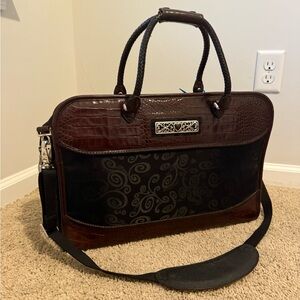 Brighton Brown and Black Travel Bag